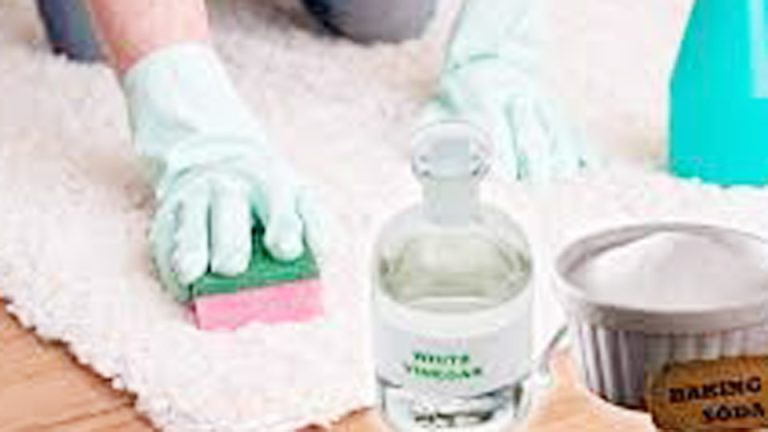 Spot Cleaning Carpet with Vinegar and Baking Soda
